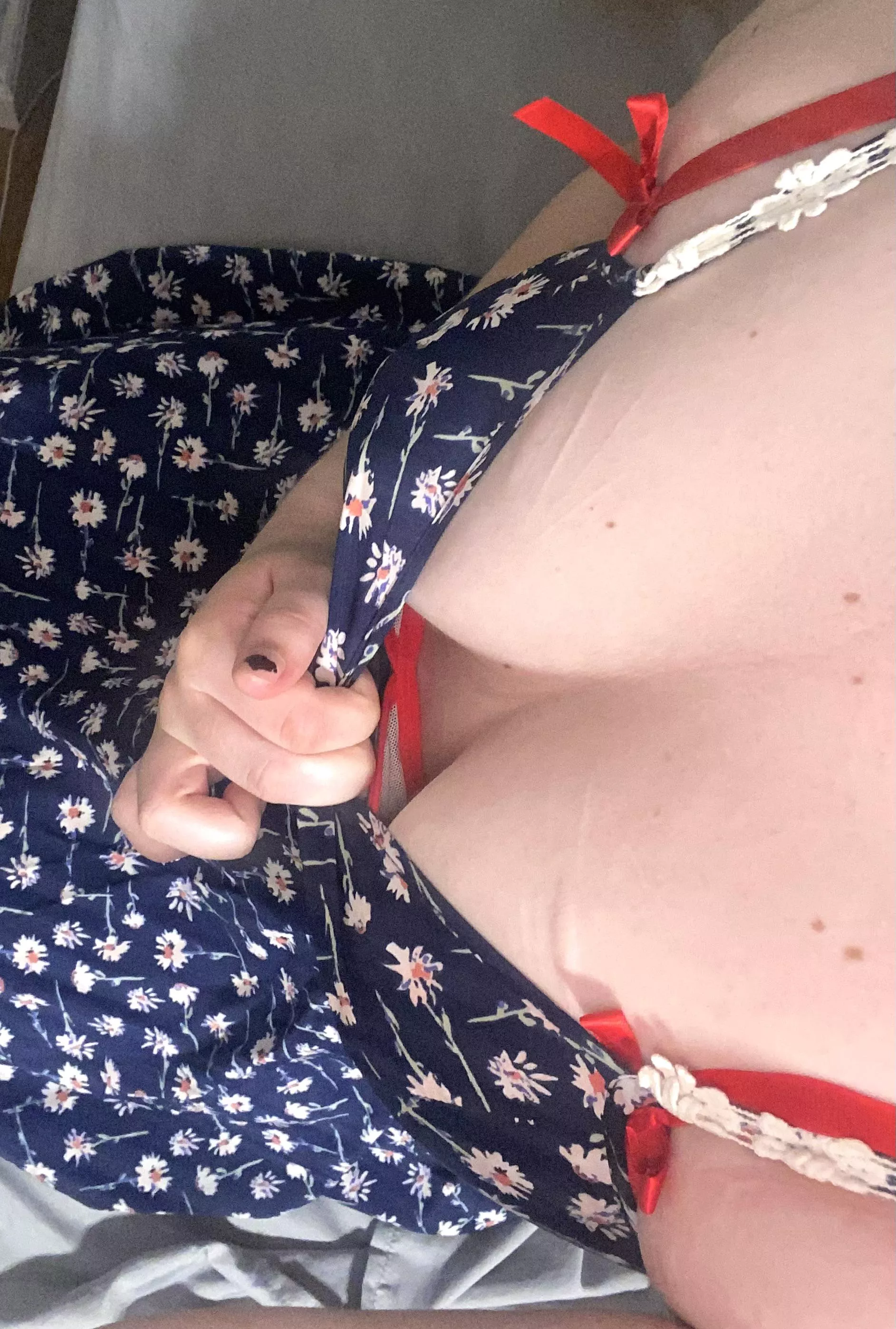 A sneaky boob POV just for you! posted by WetRabbitPanties