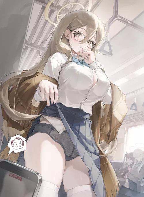 Akane skirt lift by xSaviour_N