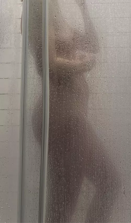 Anyone wanna join me and make this shower more fun? Have to leave a little to the imagination…😉 by Super-Eggplant-9828