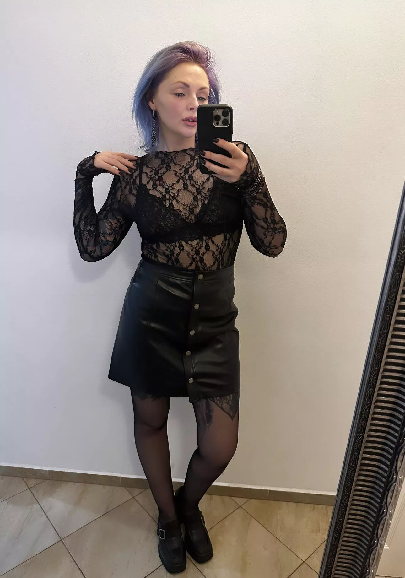 Are leather skirts still in fashion? posted by theinkedsiren1
