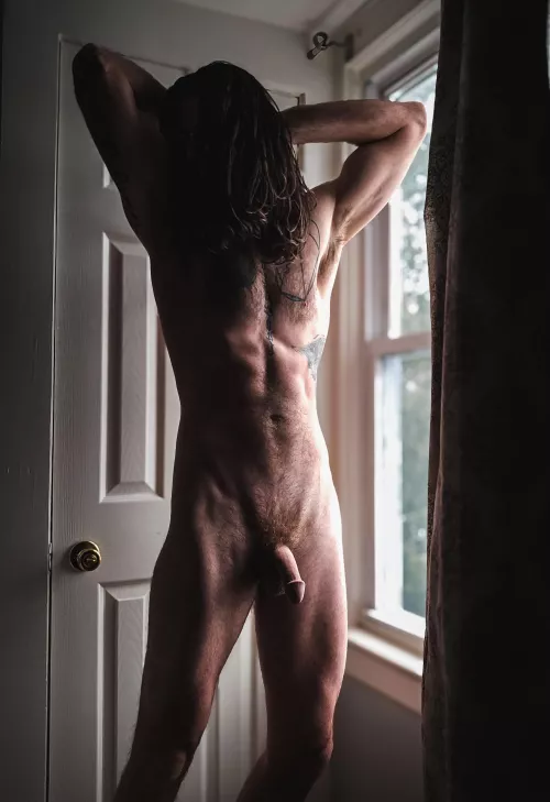 Bed head morning stretch. by Existing_Green_5733