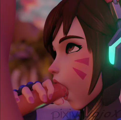 DVa's First Blowjob by JojoXcXc