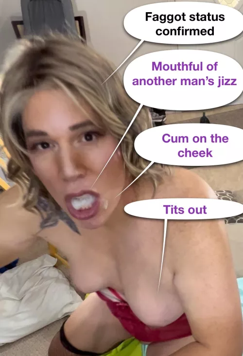 Faggot status confirmed by amanda9836