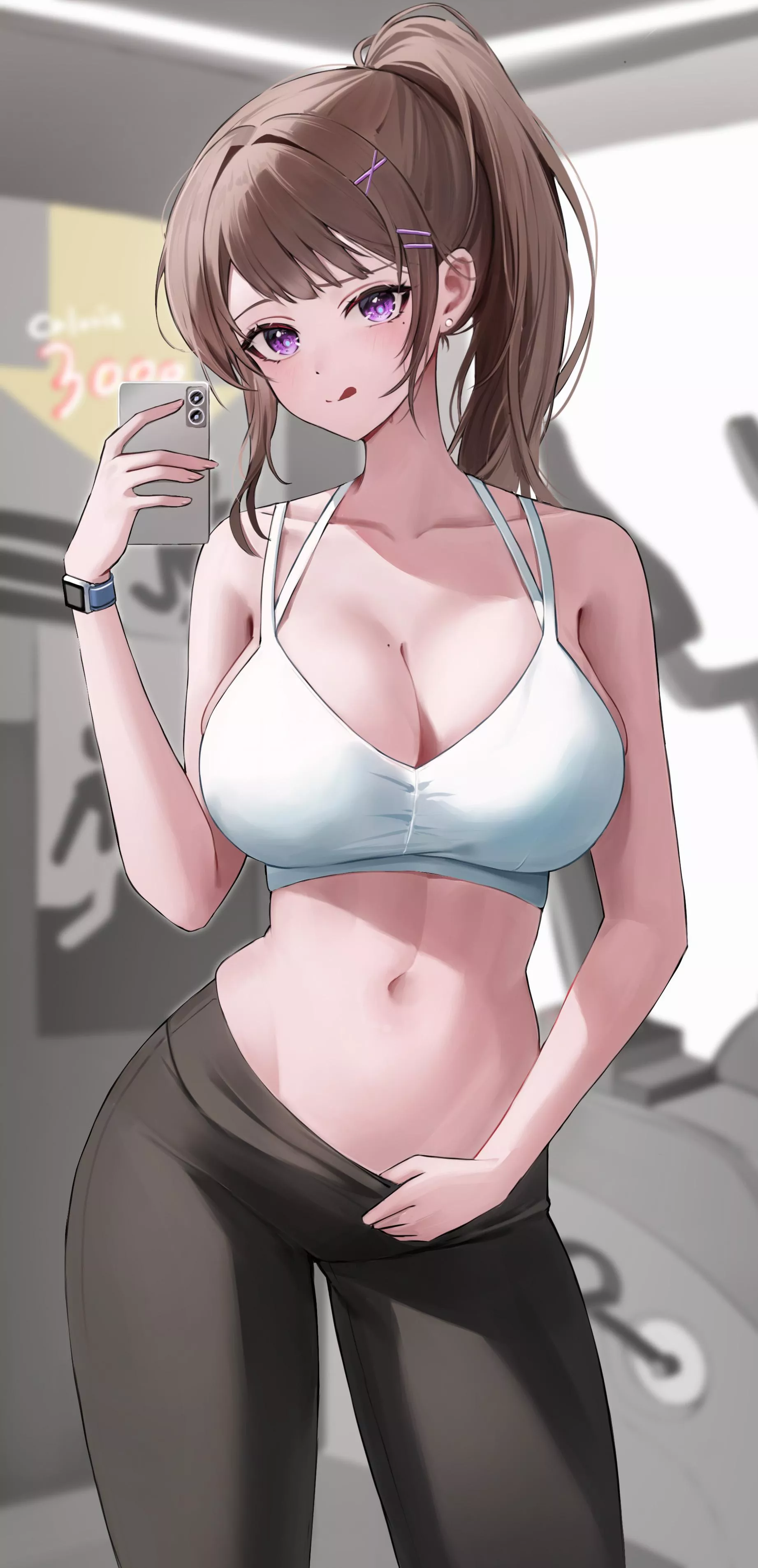 Gym Selfie [Artist's Original] posted by CheetahSperm18