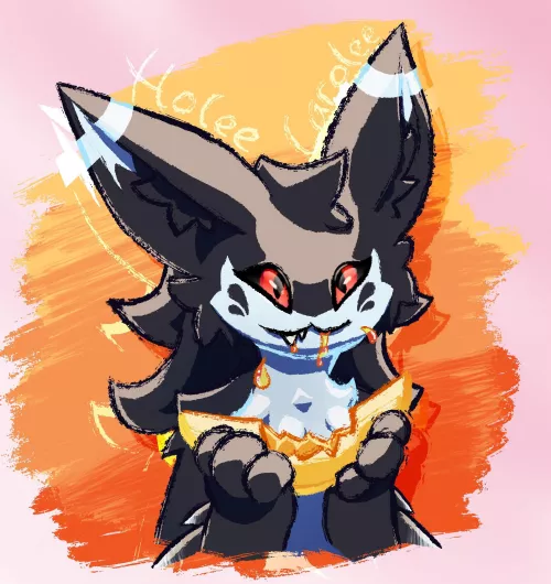 Ki loves mangoes 🥭 by SquiddoBoi