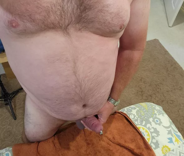 Let's make good use of this towel I've laid down by LuckyEntertainer2186