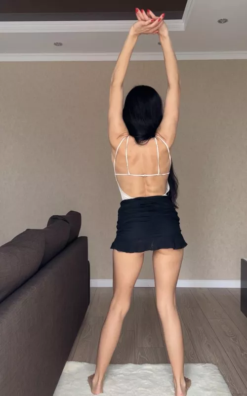 Mini skirt to the beach by MonicaGoddess