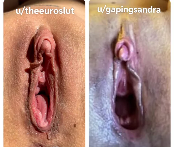 My sister Euroslut and me by Gapingsandra