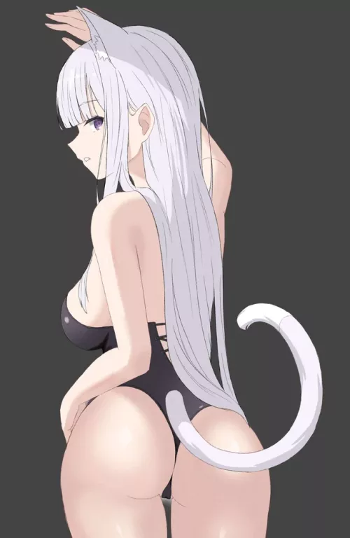 Neko Emilia by Saekoa