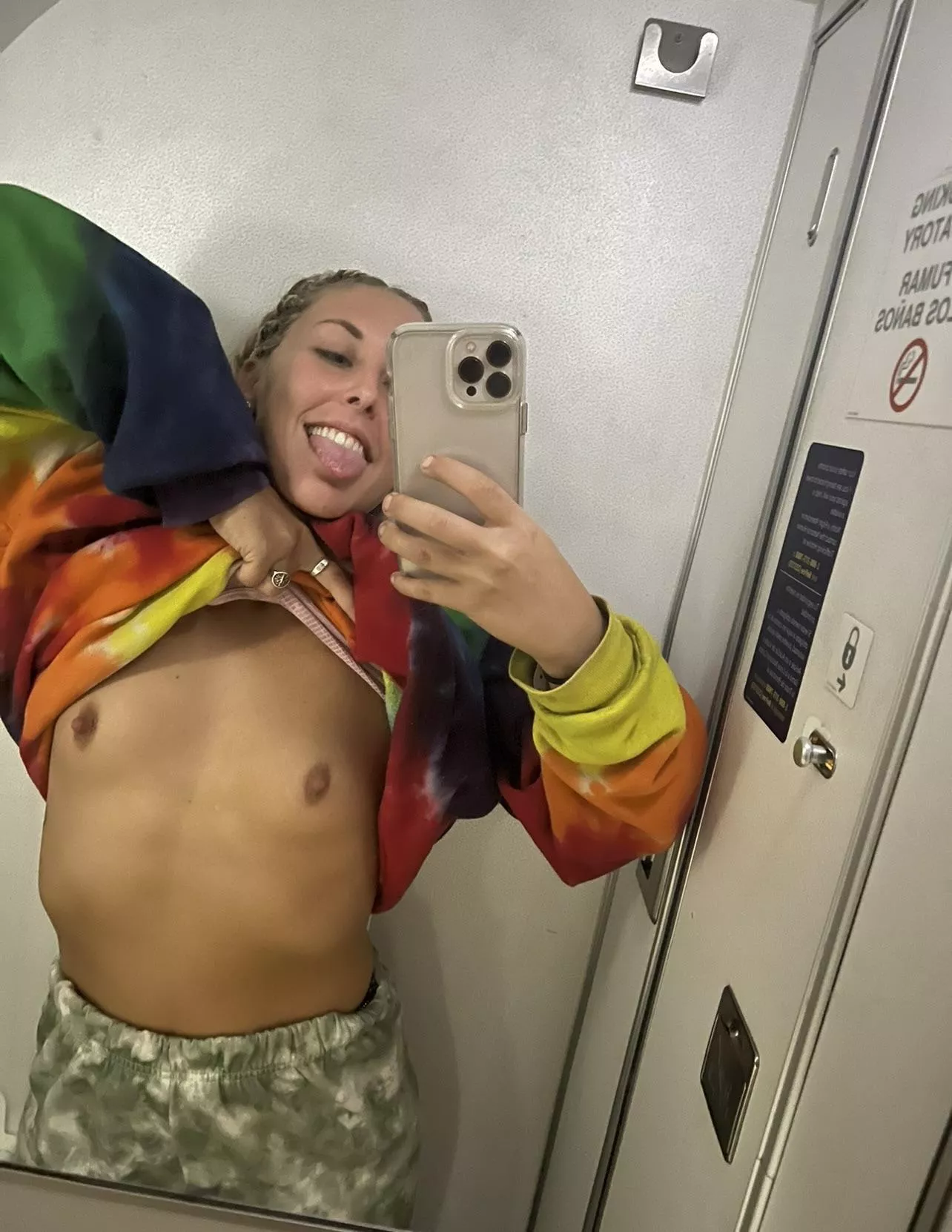 Nudes in the bathroom on the plane is always a must posted by Myrandaaa69