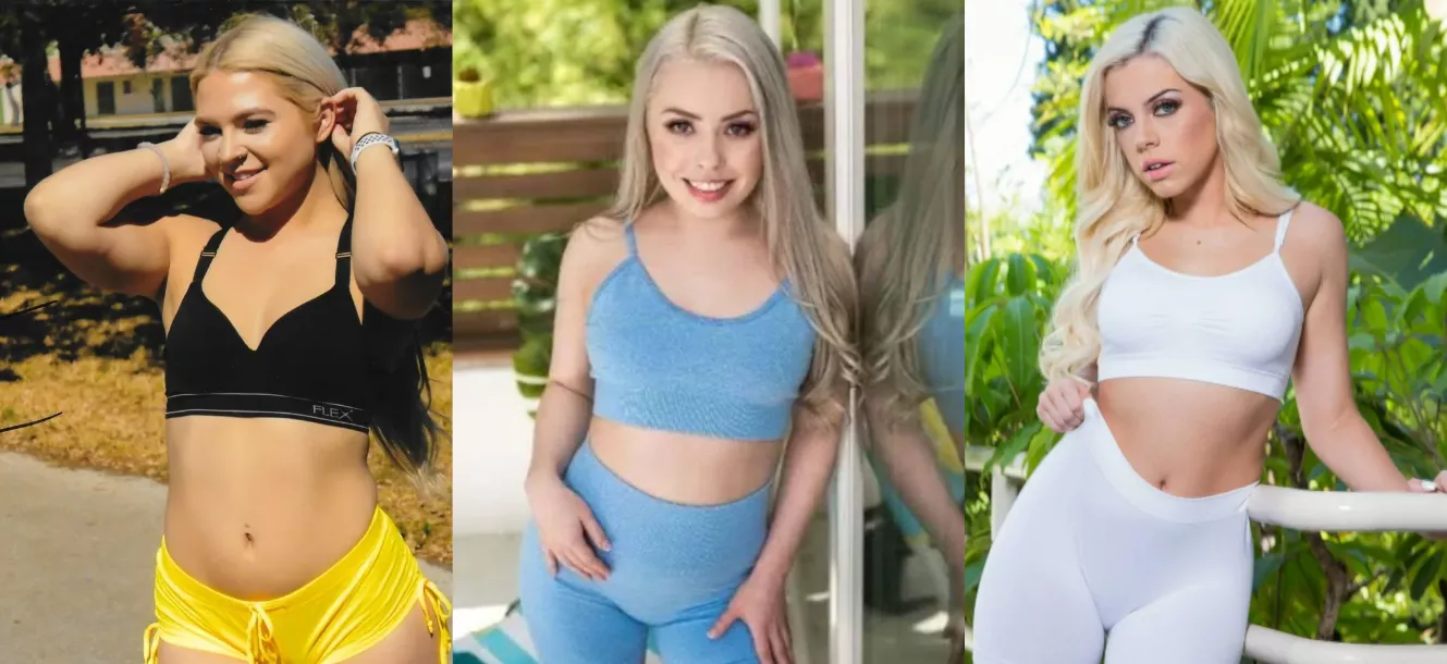 [Rharri Rhound] vs [Haley Spades] vs [Allie Nicole] which blonde in this triple threat is best? posted by FreeScripts00
