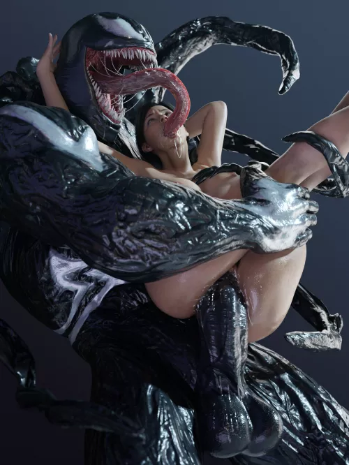 Rio taking on 19 inches of Venom (Batesz) [Marvel] by Poke-Oji