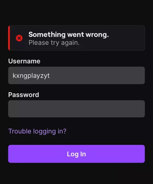 “Something went Wrong” twitch app on IOS by Realistic_Contact215