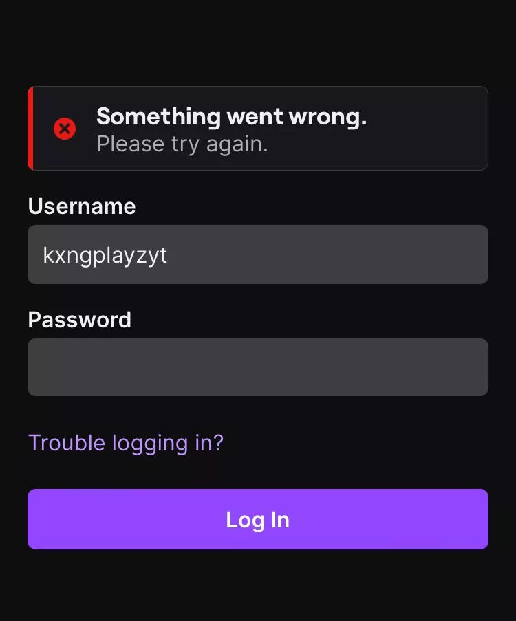 “Something went Wrong” twitch app on IOS posted by Realistic_Contact215