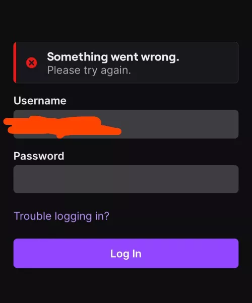 “Something went wrong” Twitch on IOS by Realistic_Contact215