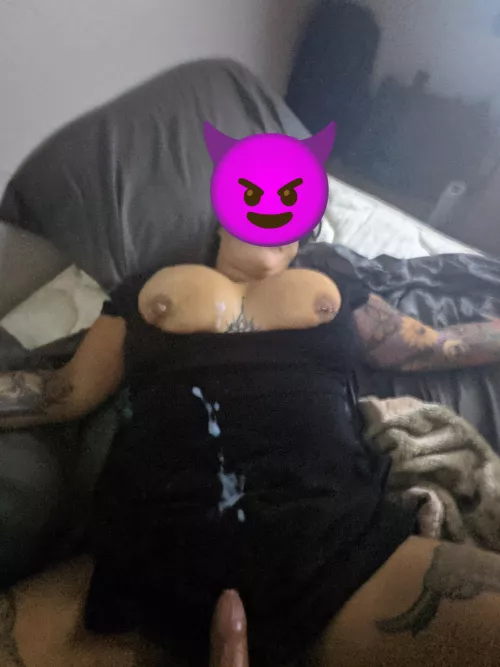 The time that my wife made a pit stop on her way home from work for some dick and came home with cum all over her dress. Old pic by felt like sharing because I love how slutty she looks here by headlessstagger