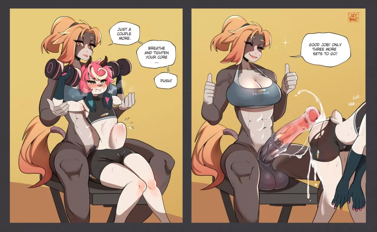 Training with Shari [HM] (LazySnout) posted by Slygirl997