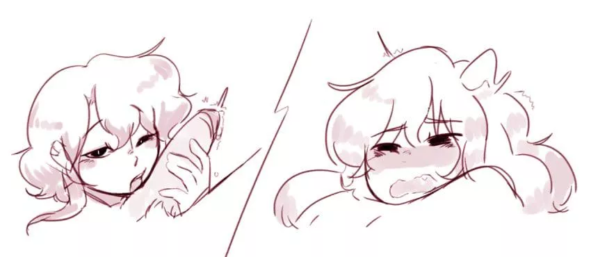 What [Asriel] sees vs What [Chara] sees (channydraws) posted by Comfortable-Fox343