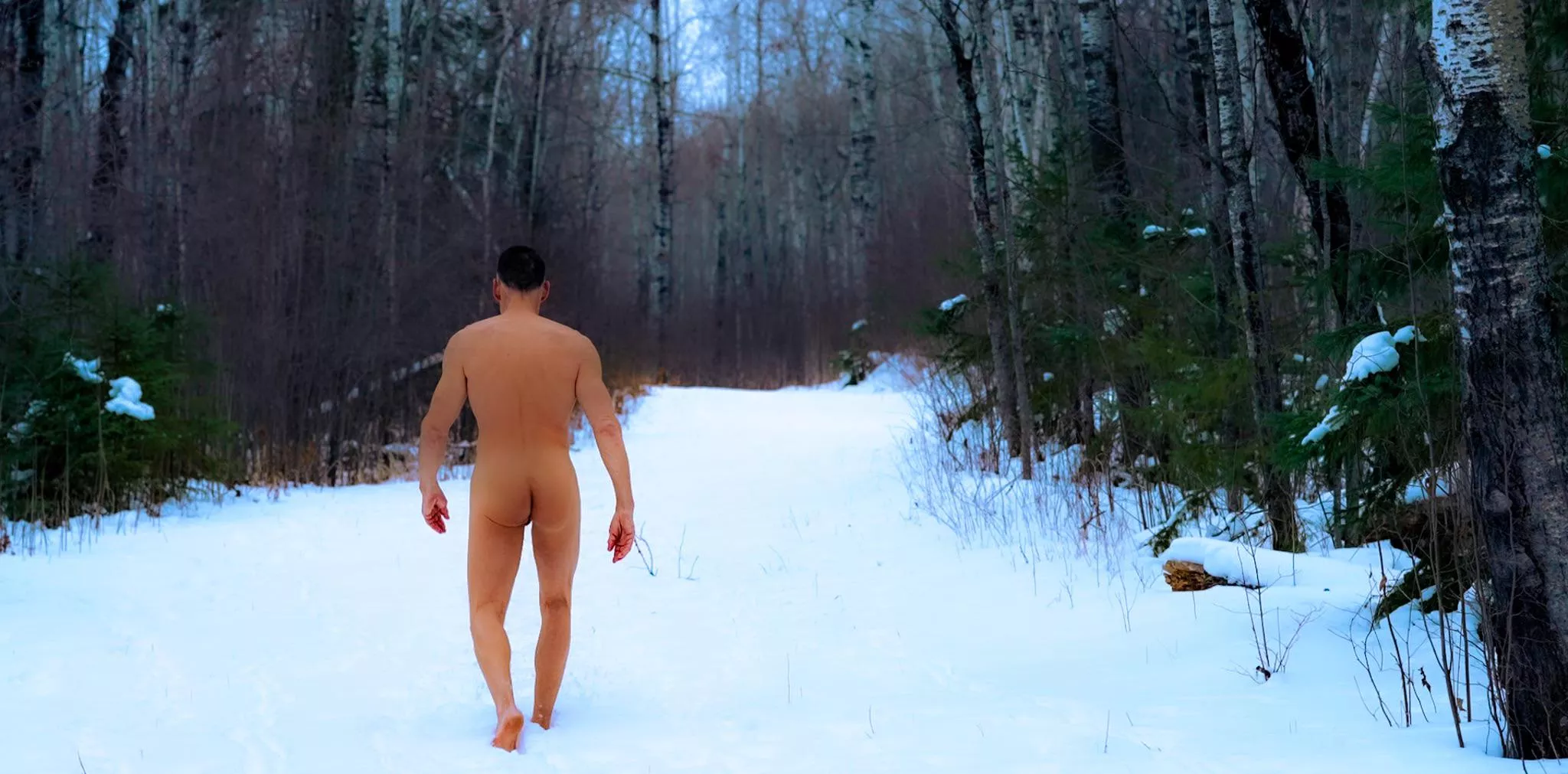 When being naked in nature overrides numb feet posted by gateway2nirvana_1