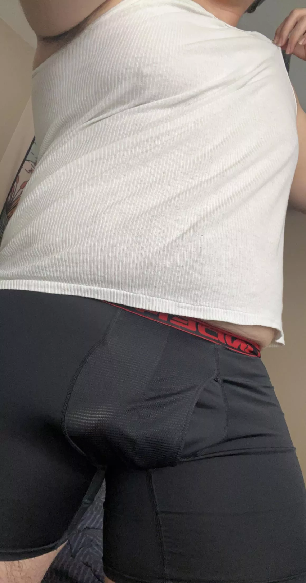 You can see my bulge peeking 🫣 posted by Even_Construction_94