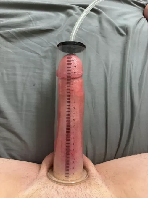 8.25” in the pump, soon I might need a bigger one😉 by HolyOwn