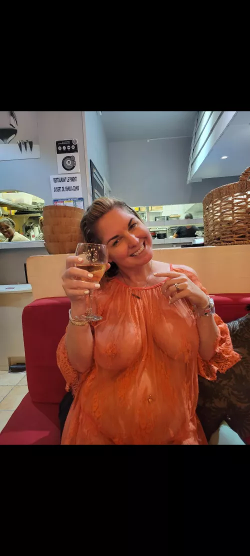 After a long beach day a coverup and nothing else seemed appropriate. by officialbikininicole