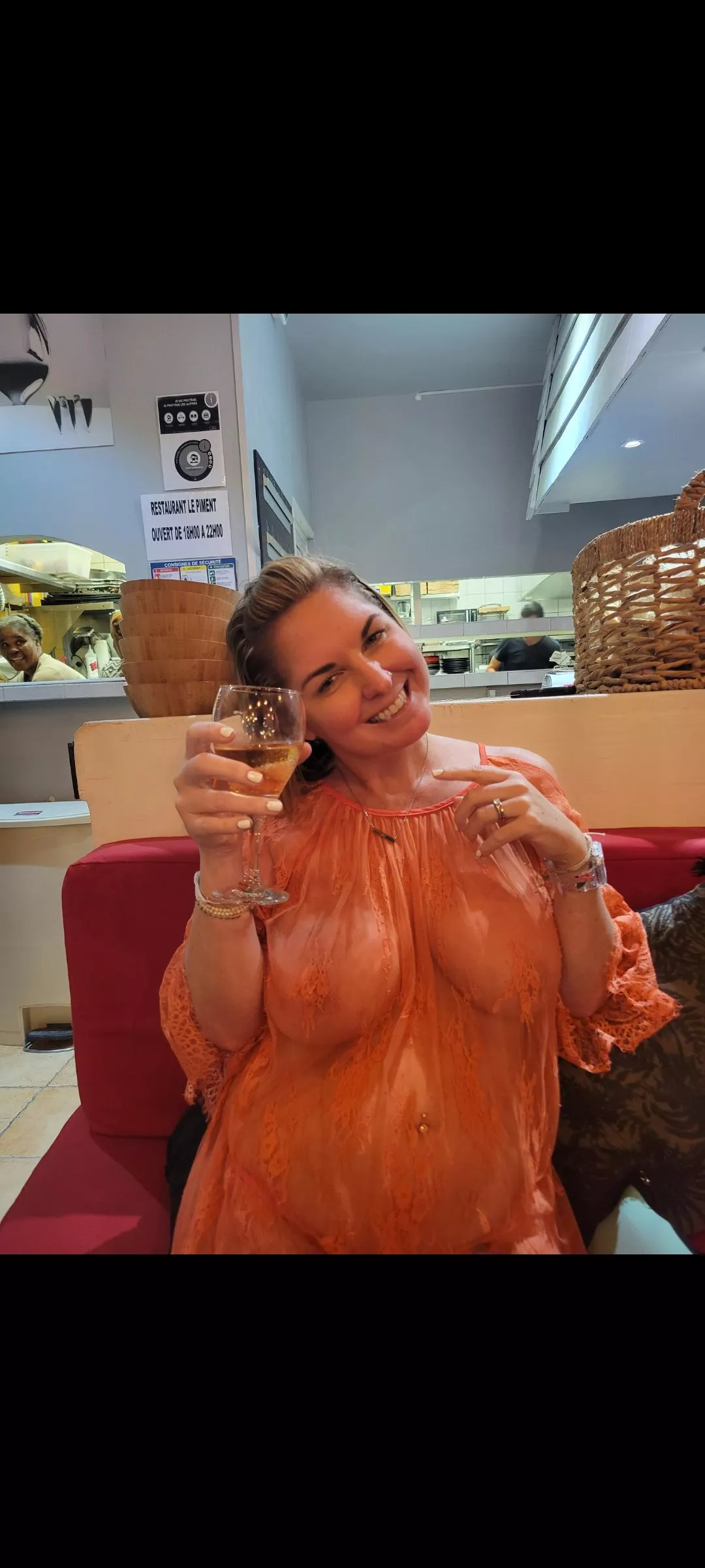 After a long beach day a coverup and nothing else seemed appropriate. posted by officialbikininicole