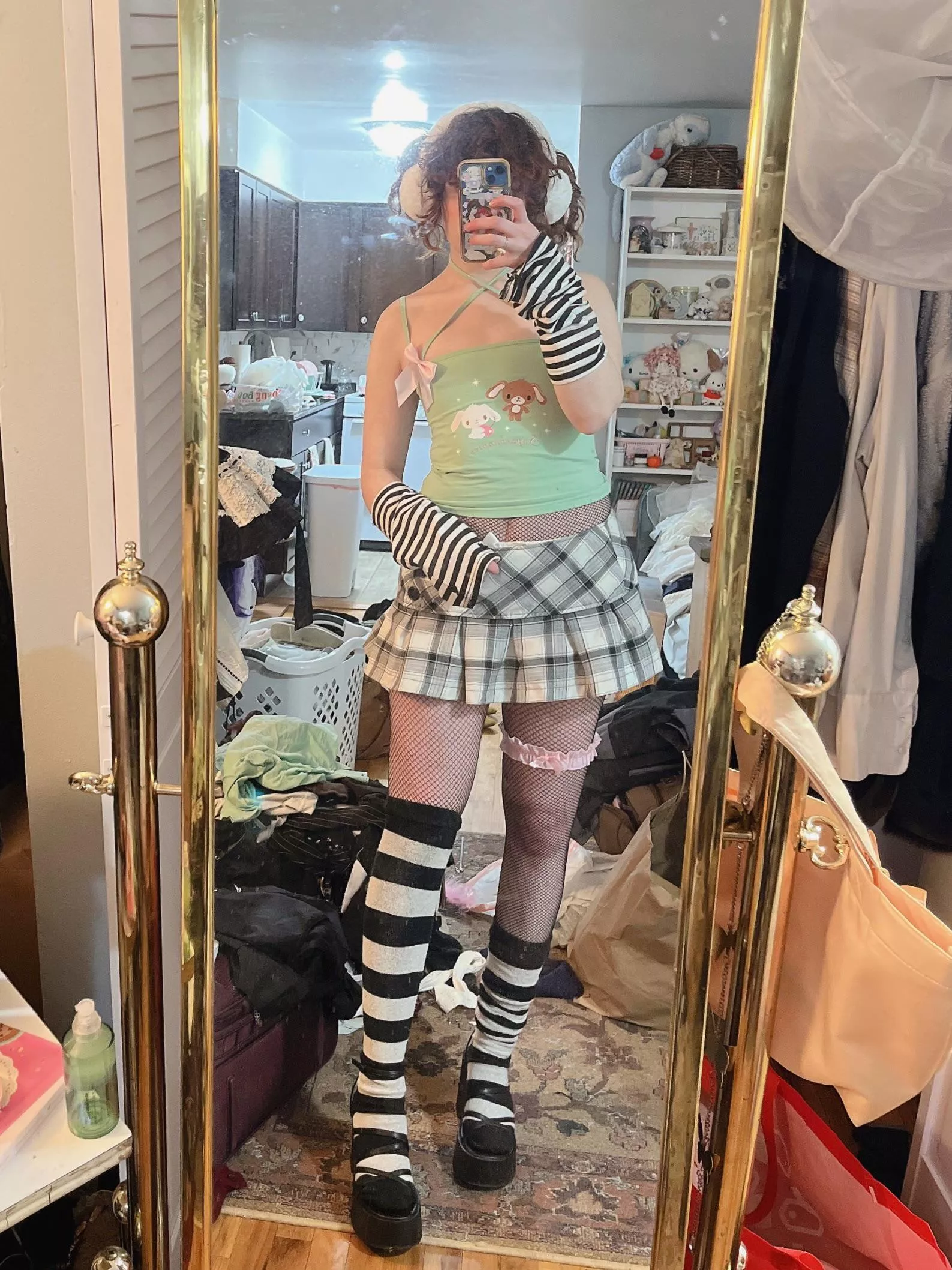 all bundled up!! ❄️☃️🌨️ posted by beariesandcream