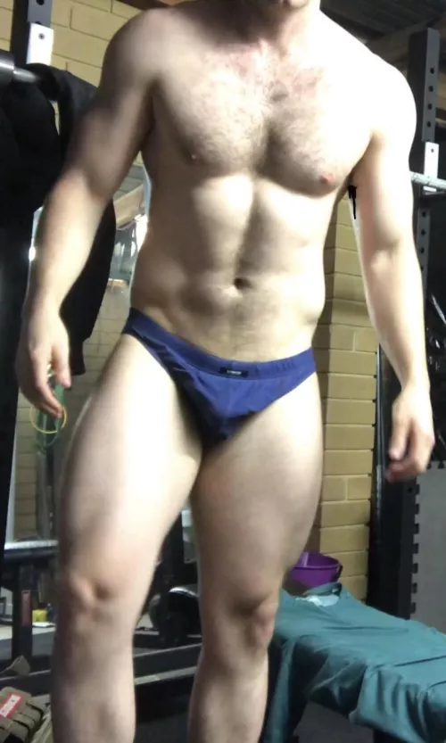 Best part about working out at home… by HDGKnow