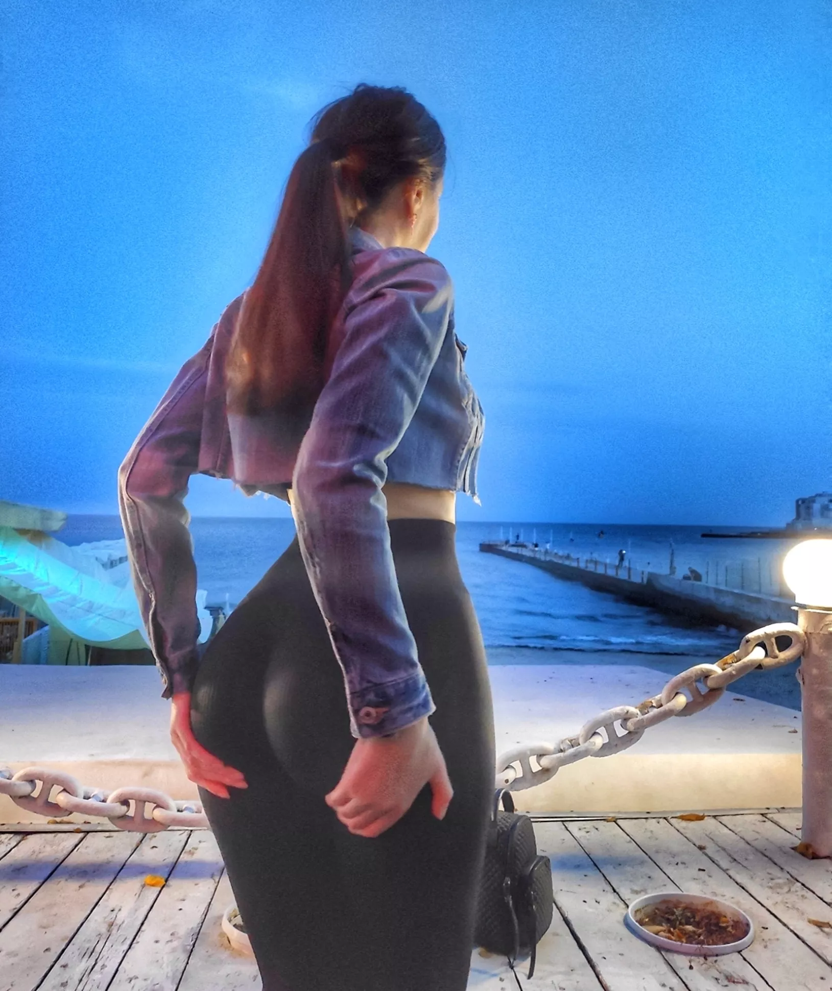 Black leggings posted by SweetieAlyona