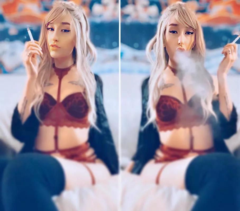 Breathe in my smoke 🖤 posted by TheEnchantrixxx