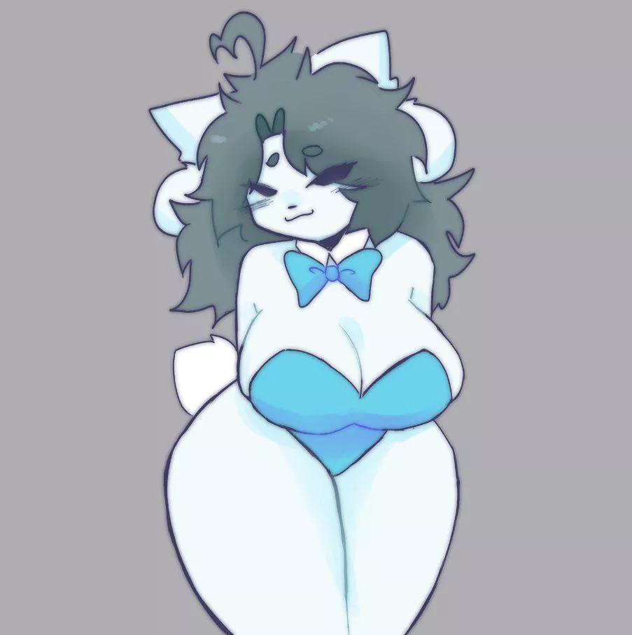 Bunny [temmie] but artist forgot bunny ears posted by Nyaraas