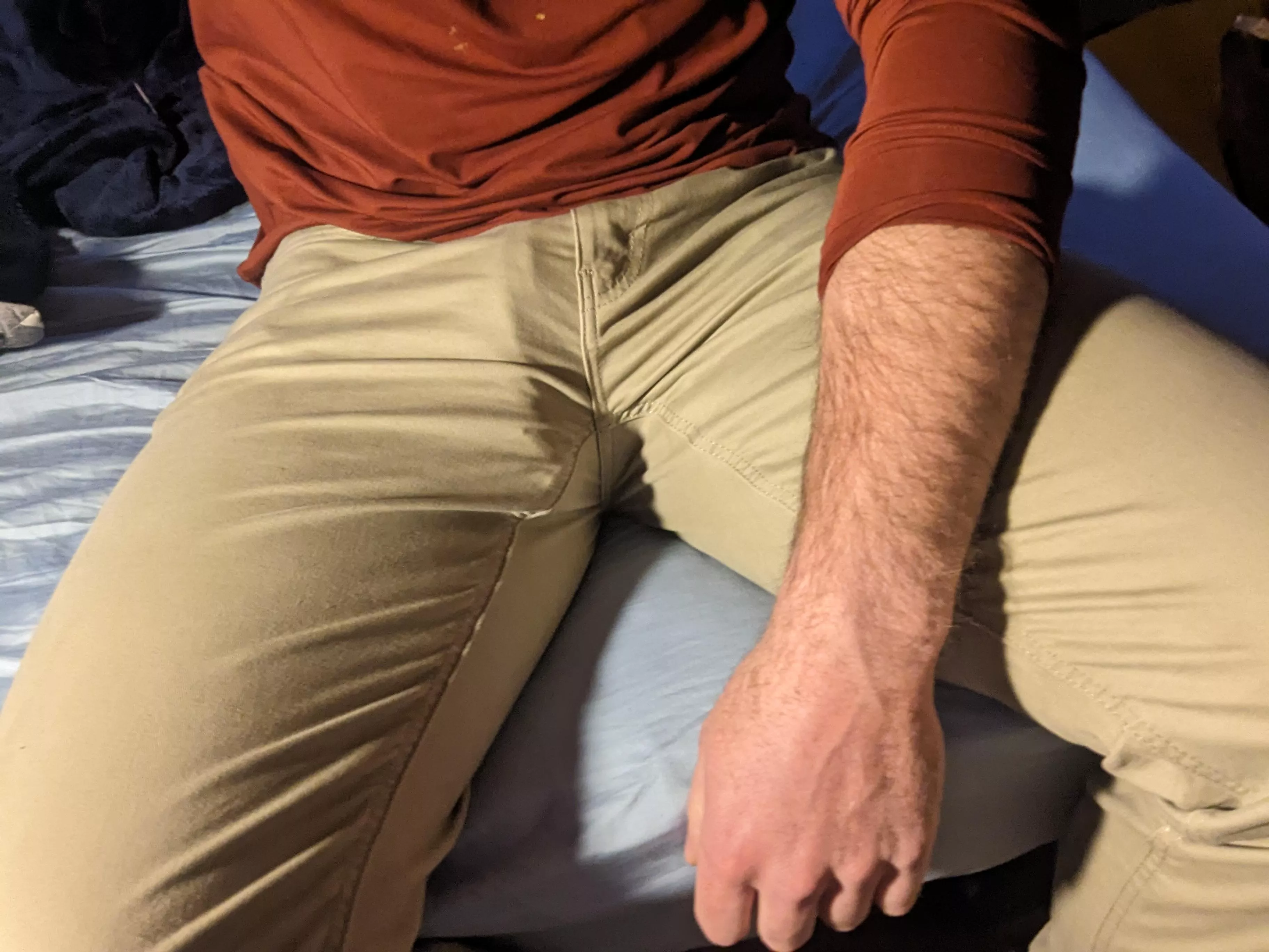 Can't seem to hide it posted by hung_stallion43