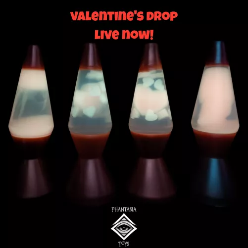 Check out our Valentine Heart Lava Lamp butt plugs! by PhantasiaToys