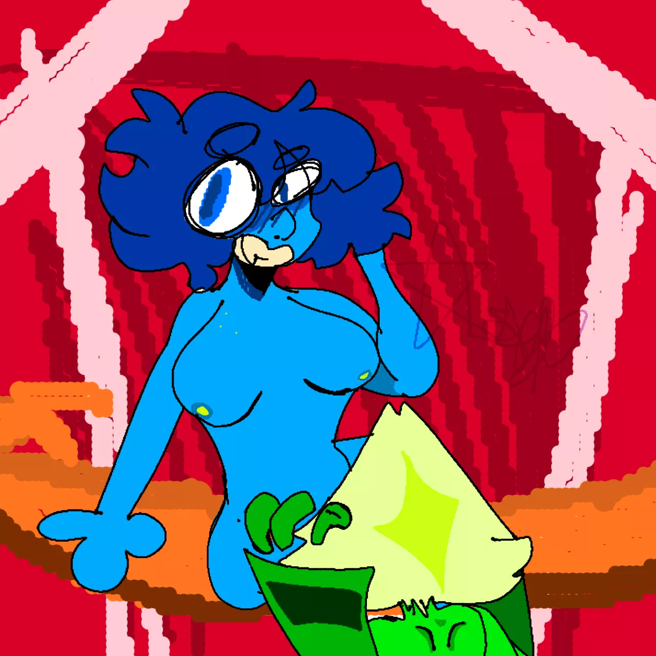 Decided to experiment, not my proudest art. Criticism appreciated posted by Zanytoe