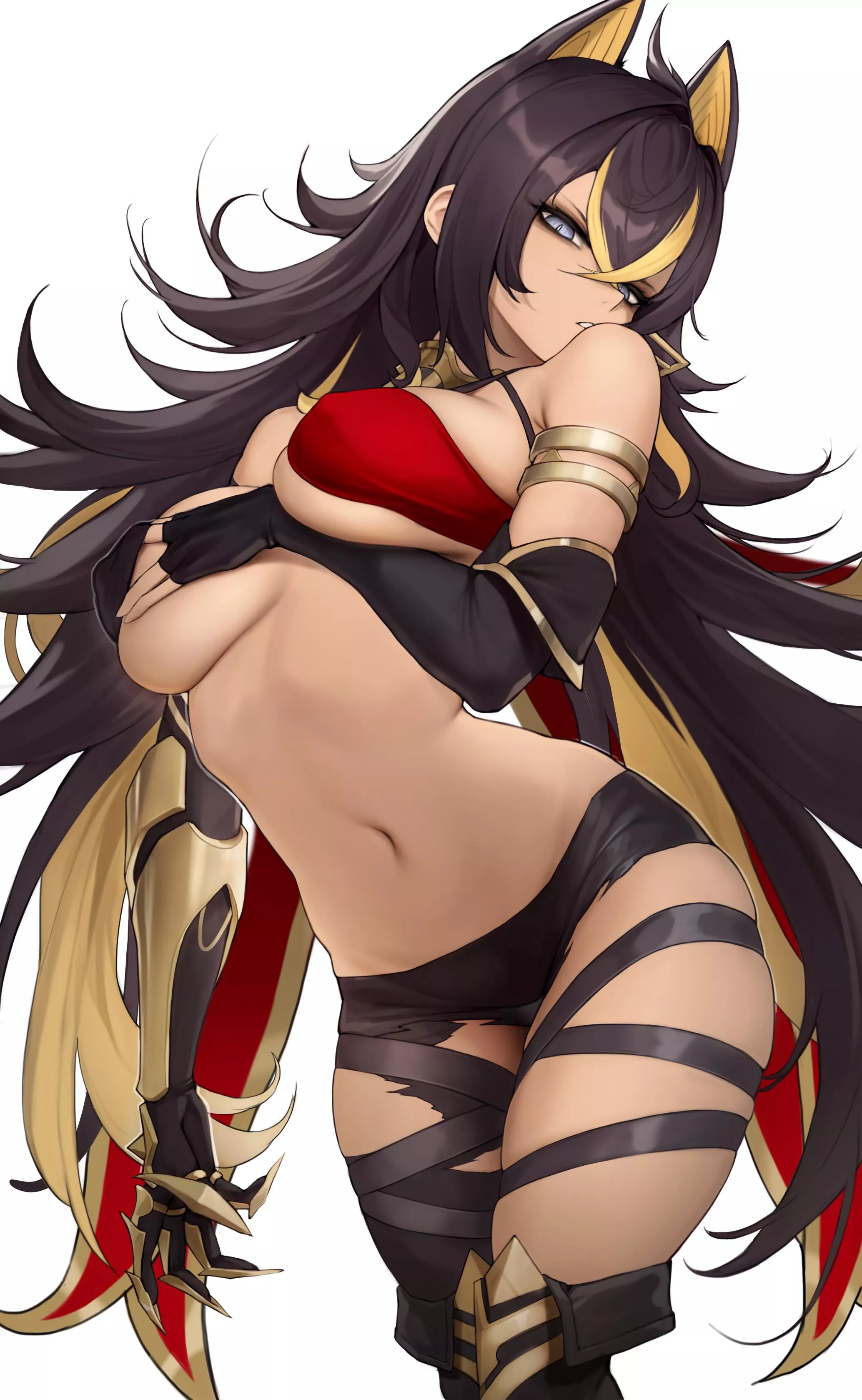 Dehya's curvy body posted by xSaviour_N