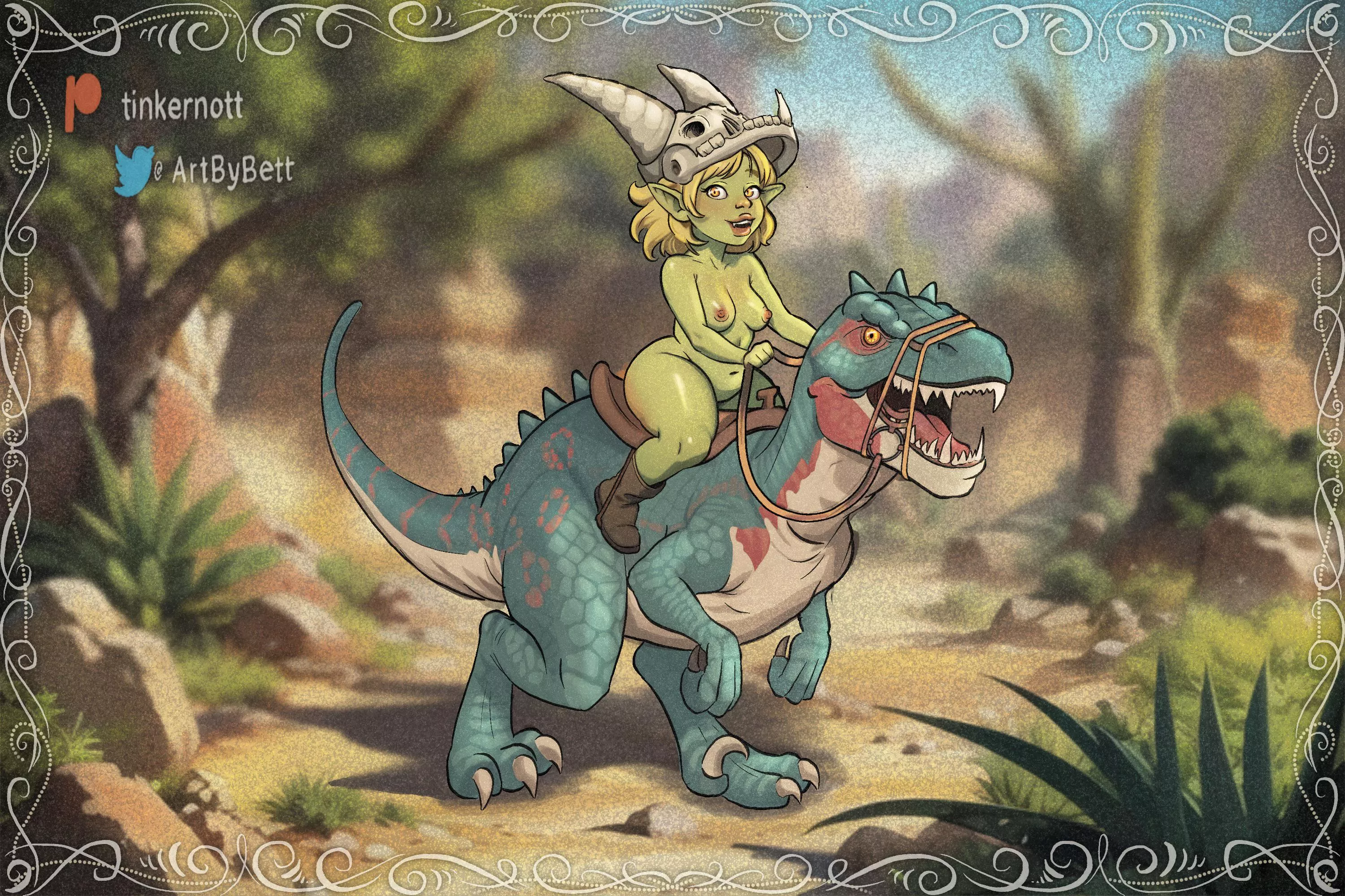 Dino wrangler! posted by Burnervonbernington