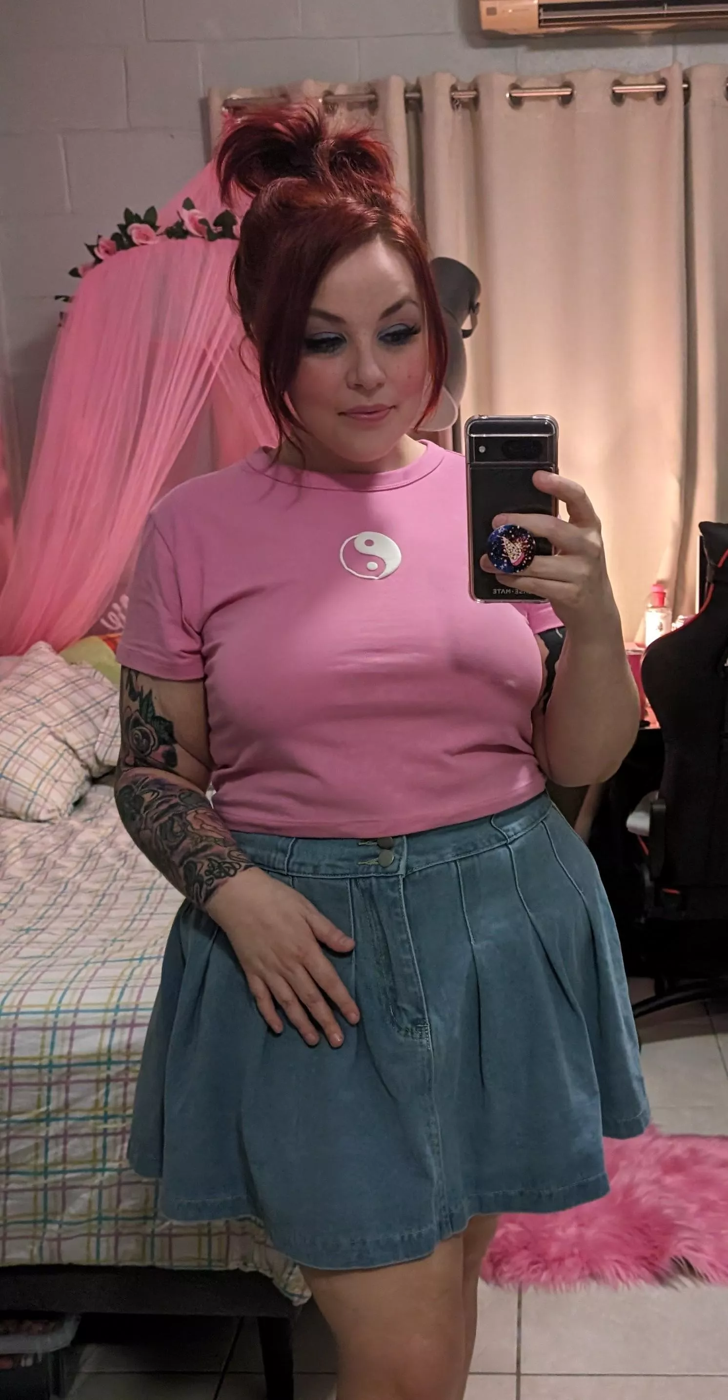 Felt extremely cute in this outfit 🤩 posted by Goddess_Magenta