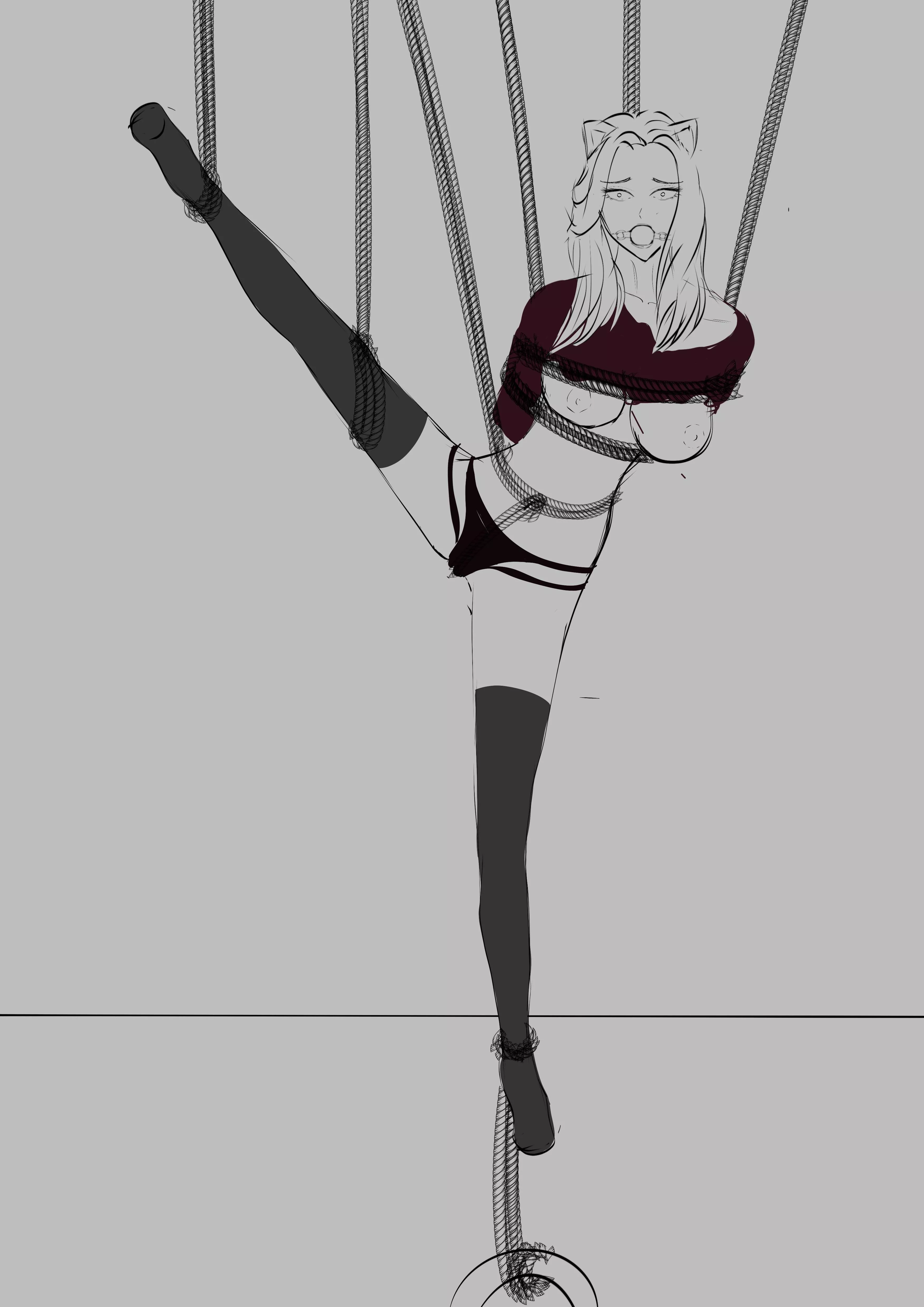 Got to many sketches now - cat girl by me posted by SchmendrikSchmand