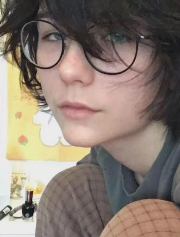 I have been growing out my hair and painting my nails black recently :) posted by SeaweedAppropriate84