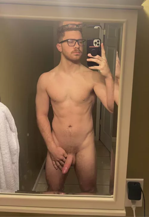 Love coming home from the bar to take nudes for you😈 by redhotging_