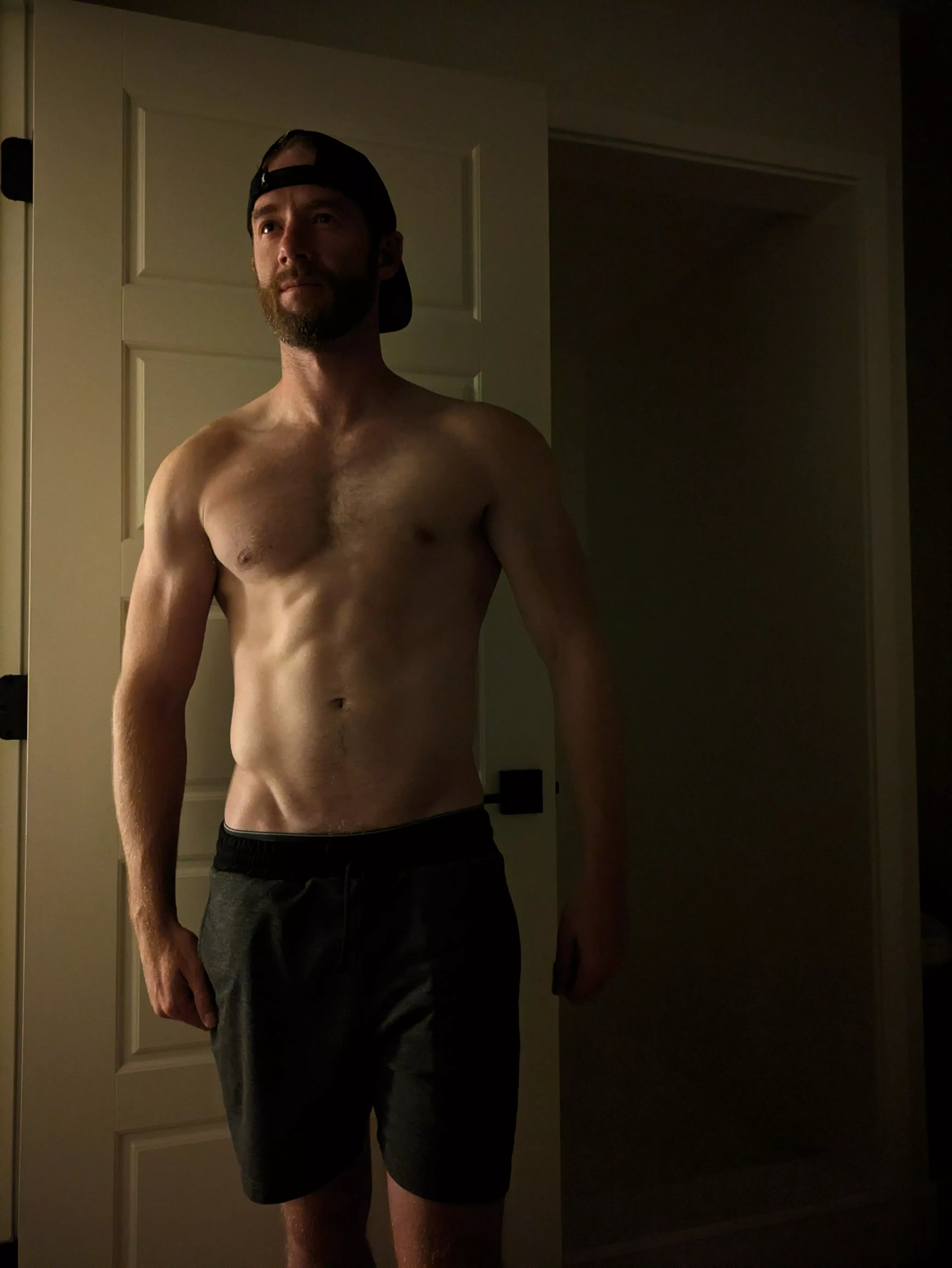 M28 growing out the beard and body hair posted by gymjunkie579