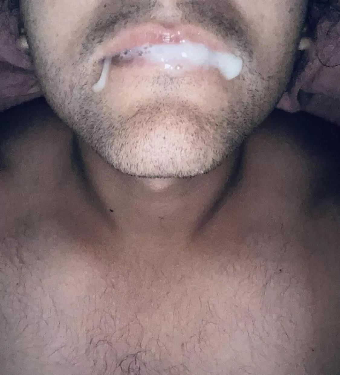 My face after my roommate challenged me to truth or dare. He said I lost but I think I won? posted by burnerforthreedays