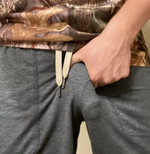 My needy cock wants out to play by hornyandbackagain