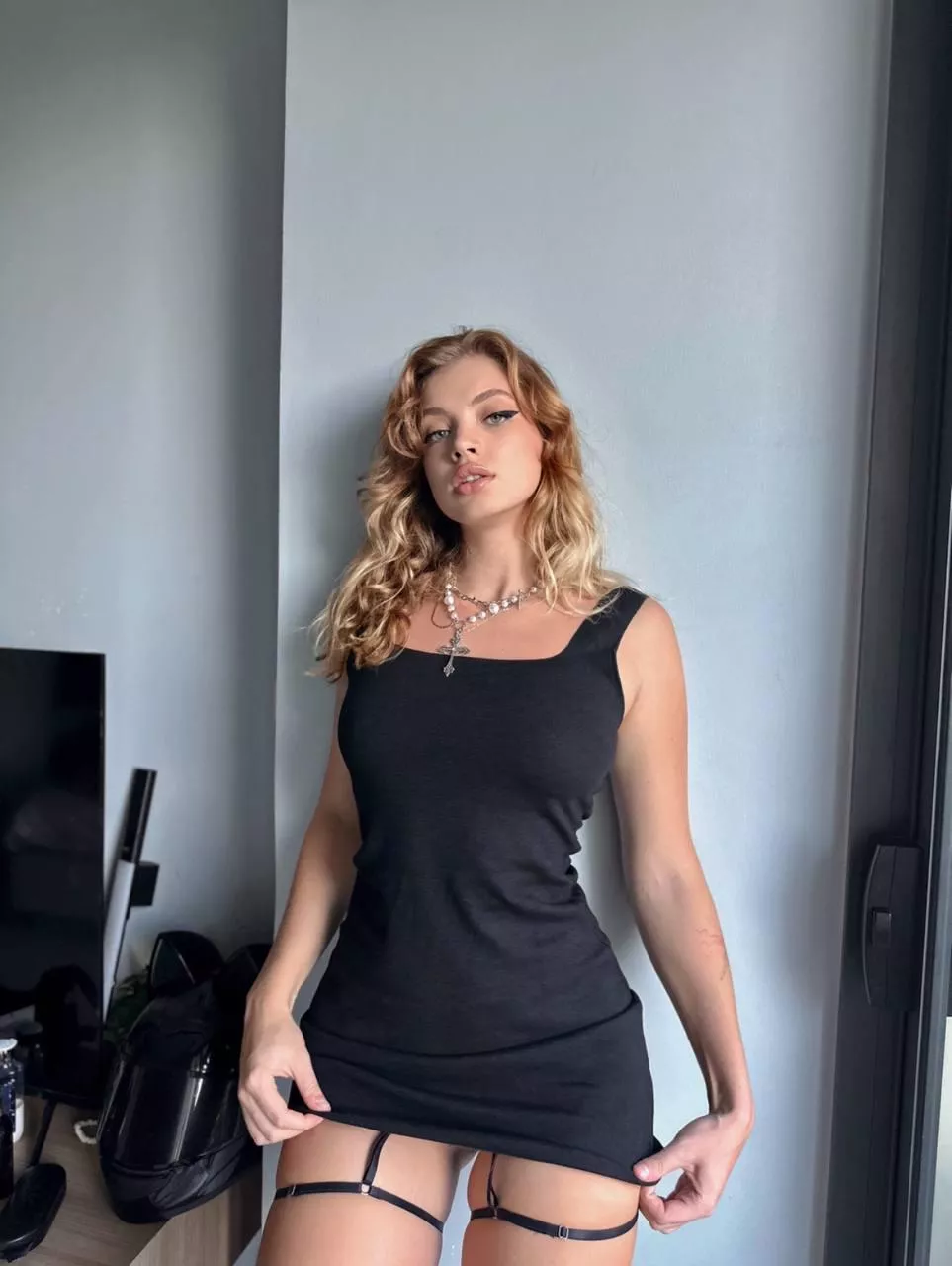 Party dress for 2night. What do we think? Approving? posted by marbledeclectic859