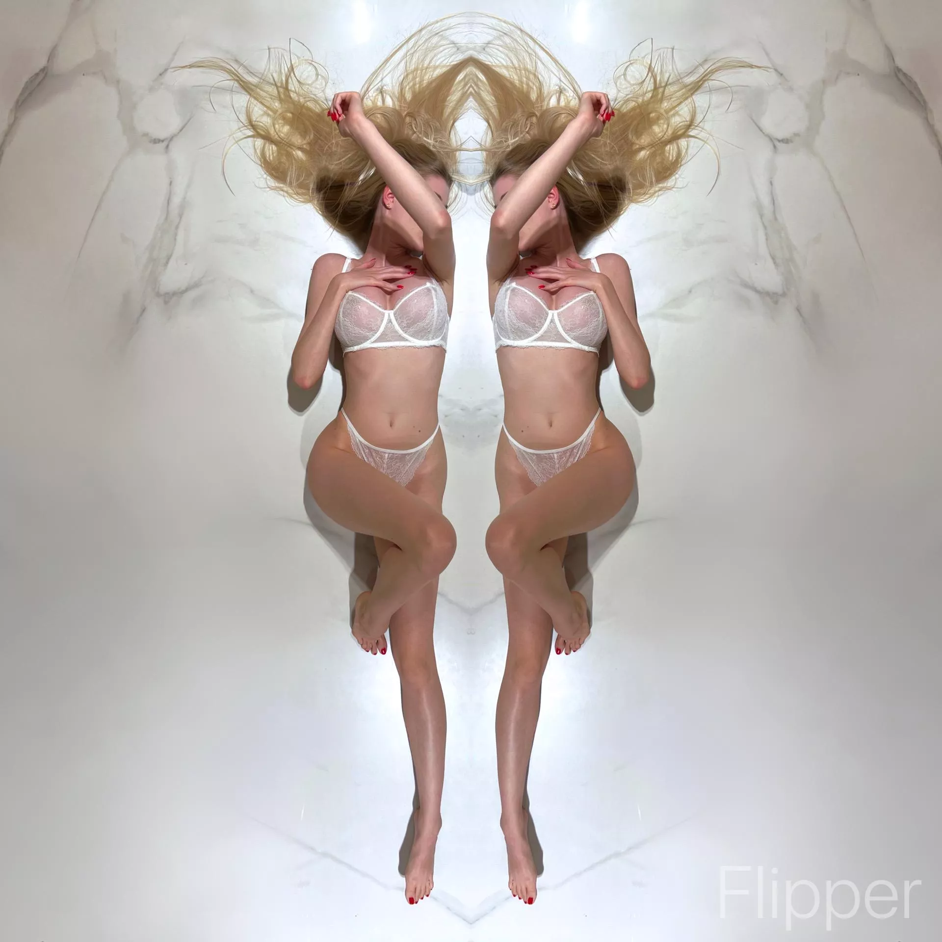 Posing wearing White <3 posted by TangrineAcrobatic