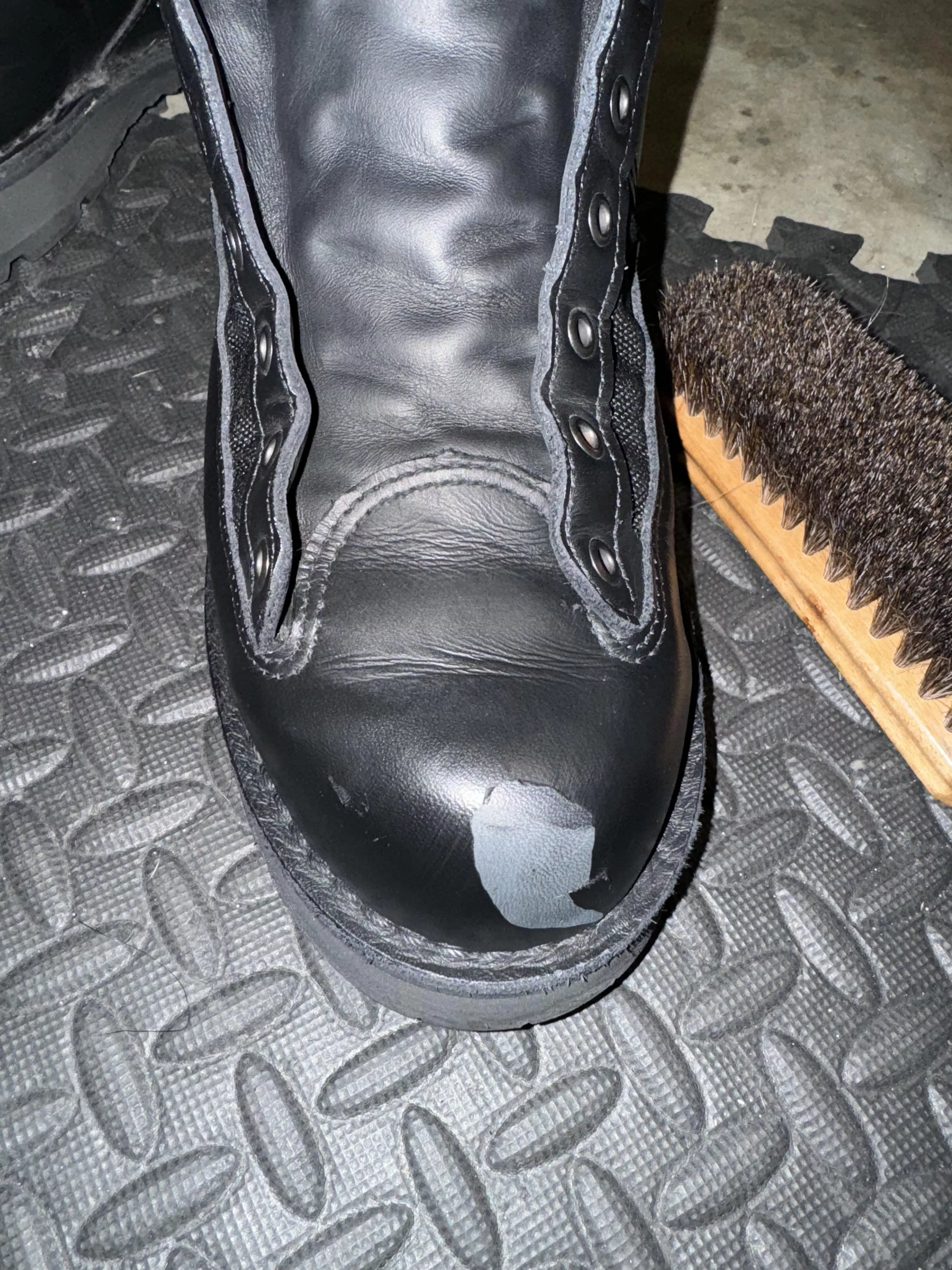 “Skin” peeling on new Danner Acadias. posted by Miserable_Database29
