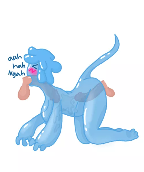 Slimegirl getting fucked. Sorry if art is bad, im sorta new to drawing nsfw by femboy_appreciator12