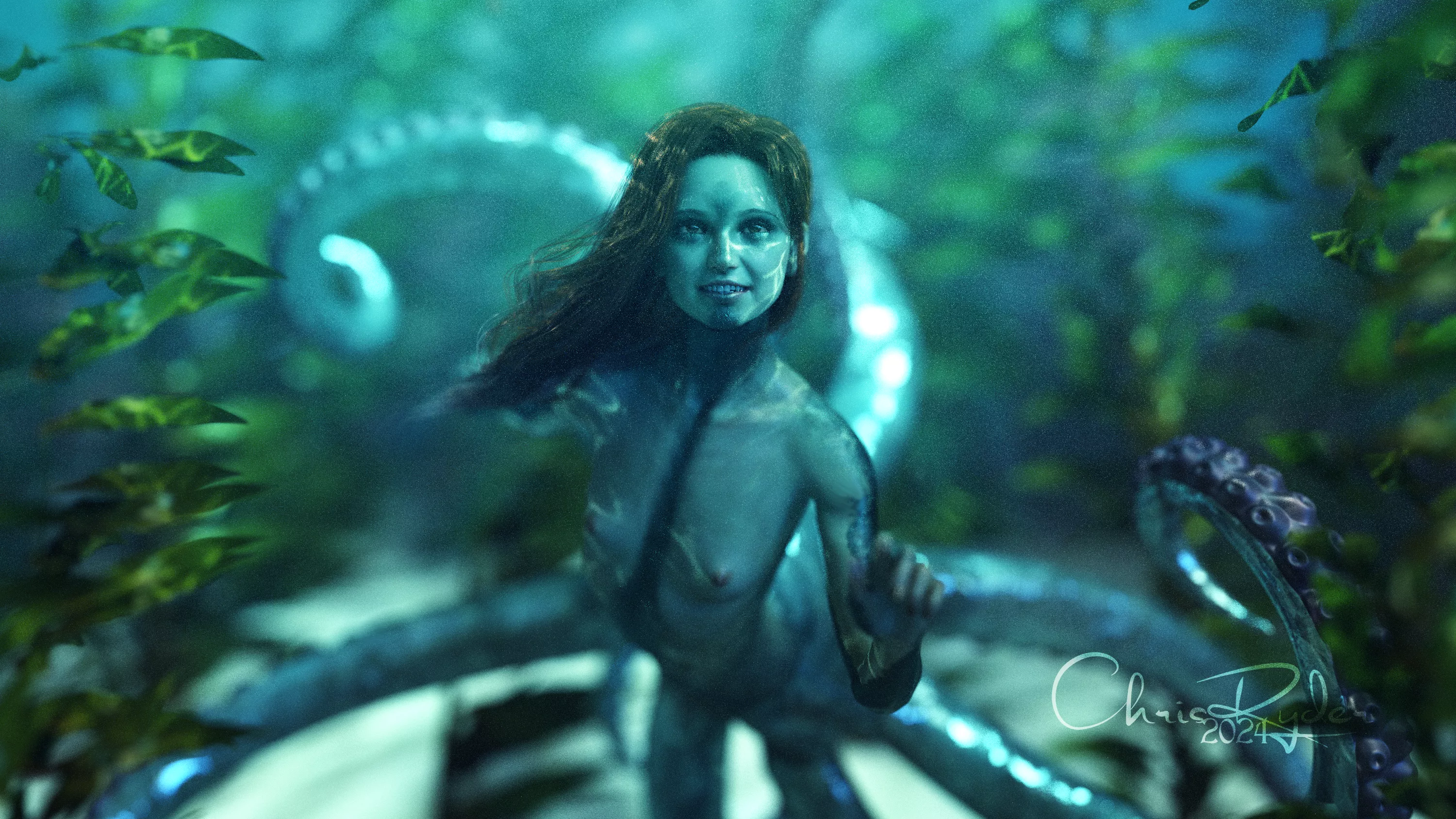 The Neriad 2, Me, Digital, 2024 posted by cryd123