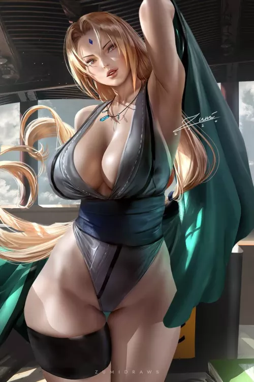 Tsunade by zumidraws by MonkApprehensive4624